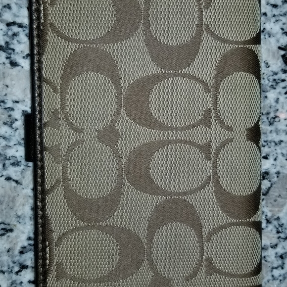 Coach Check Book Cover - Picture 2 of 3